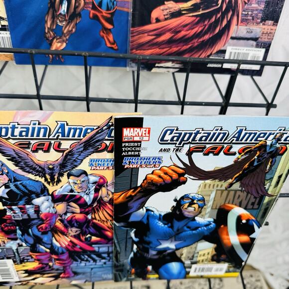Captain America Falcon 1-6 8-10 12 Lot Lot Marvel Priest - Picture 5 of 7